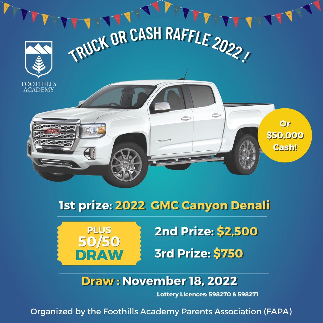 2022 FAPA Truck or Cash Raffle Instagram Post